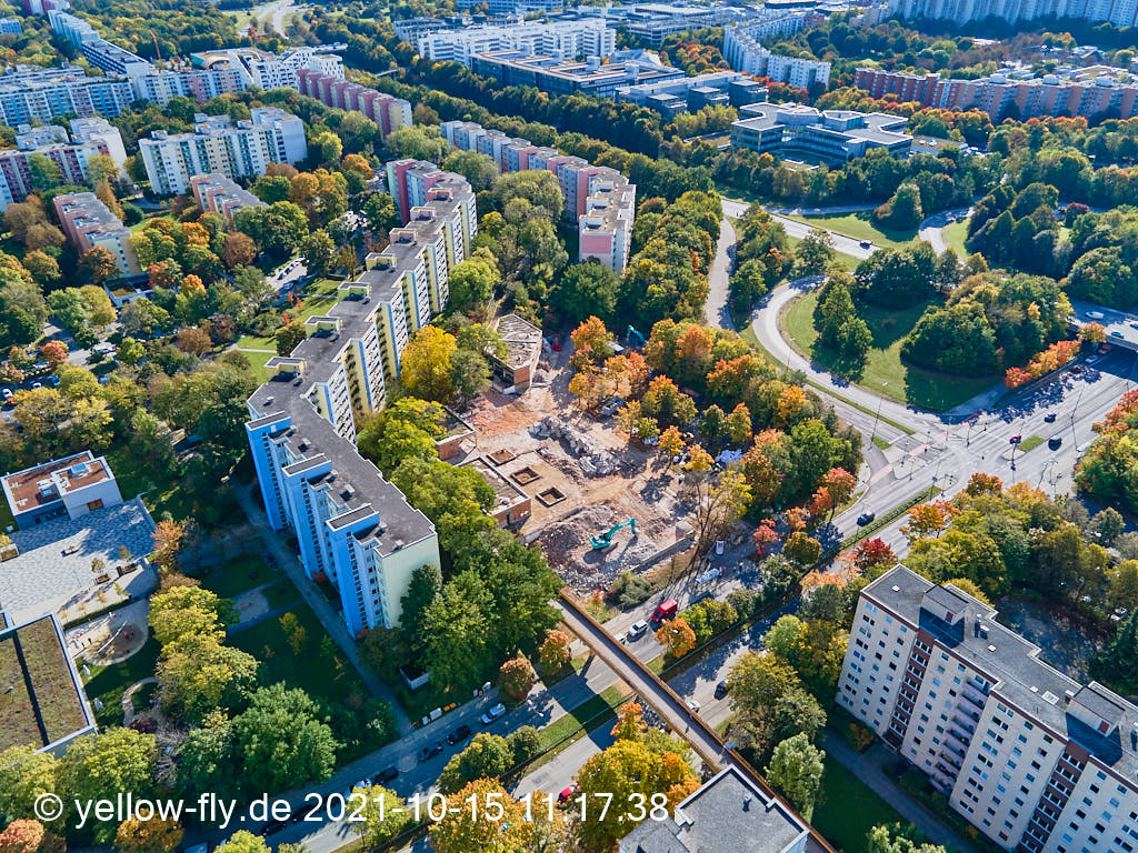 15.10.2021 - Luftbilder vom Abriss unseres Quiddezentrums